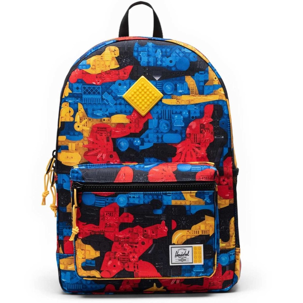 New LEGO® Herschel Heritage™ Youth Backpack Scavenger Hunt Bricks NWT